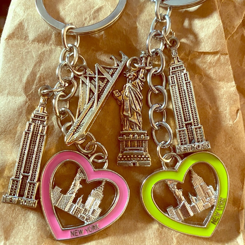 Statue of Liberty &Empire State Building Keychains